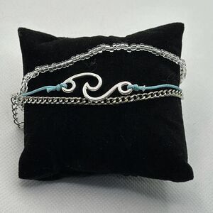 Brand New!! Ocean wave bracelet, anklet bundle